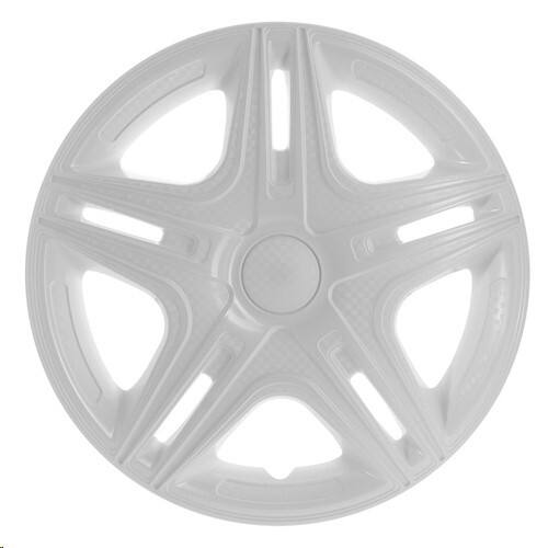 Колпак колеса R15 Дакар белый (в мешке 5 упак) (STAR)