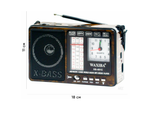 Радиоприемник с MP3 плеером +часы Waxiba XB-401C