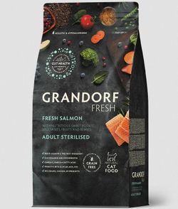 GRANDORF FRESH Лосось с бататом для стерилизованных кошек