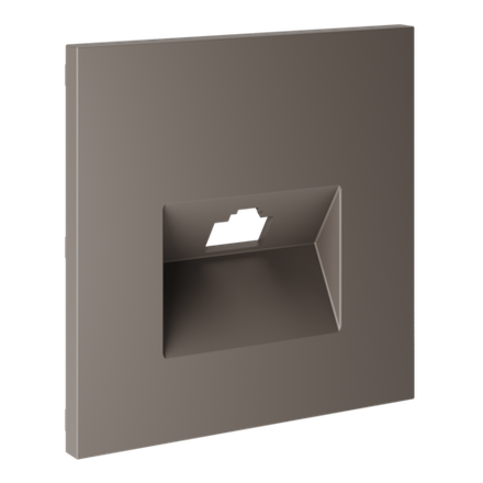 Накладка для розетки компьютерной RJ45 кат.6, S70 (капучино)