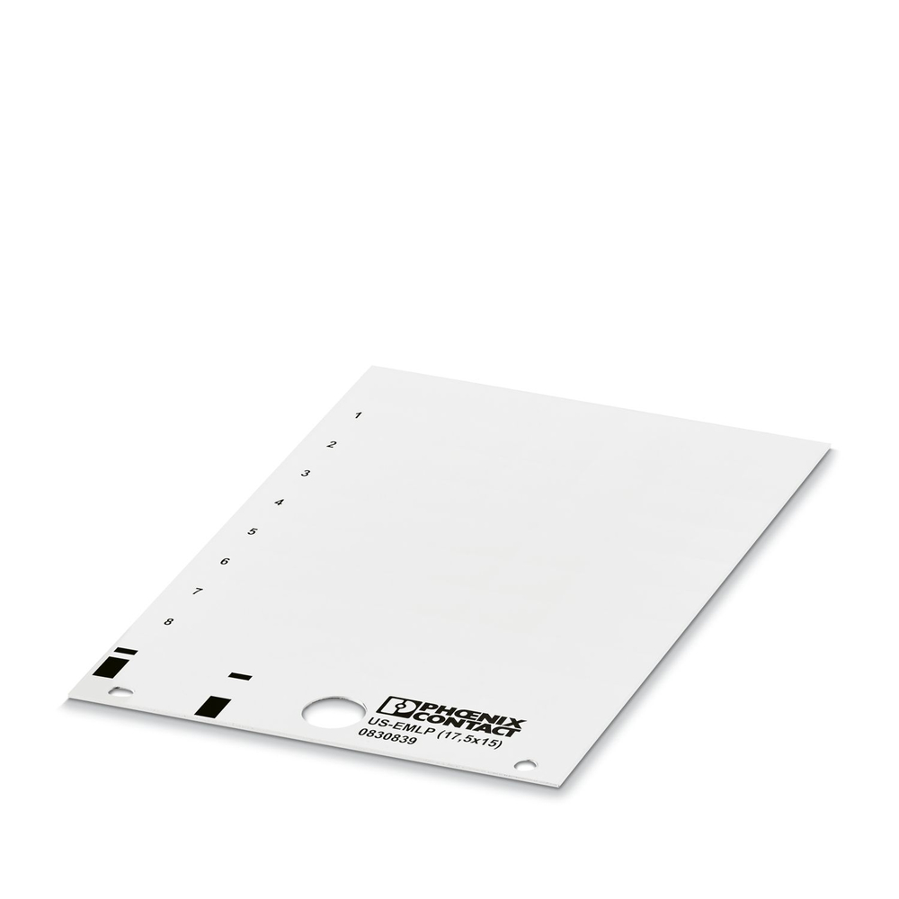 0830848 - US-EMLP (17,5X15) CUS - Пластиковая табличка
