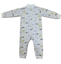 Комбинезон без ножек на кнопках из кулирки (100% хлопок) на рост 92 см