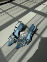 Туфли Zara деним