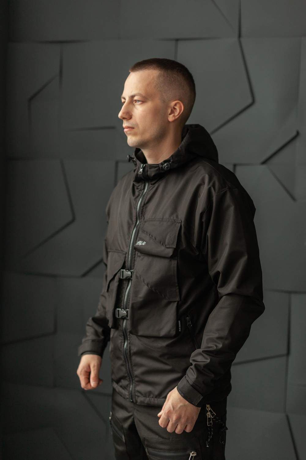 Ветровка BLK CROWN Шторм Черный