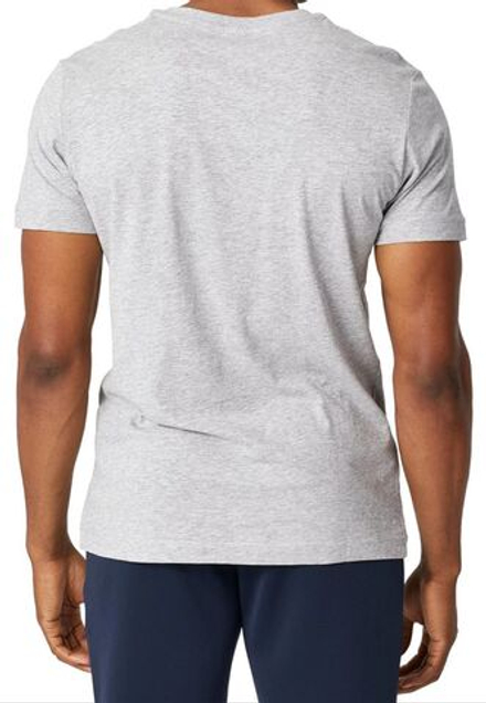 Мужская теннисная футболка Lotto Squadra II Tee - cool gray 6c