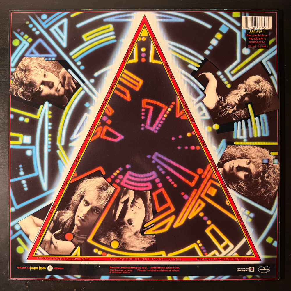 Def Leppard ‎– Hysteria (Голландия 1987г.)