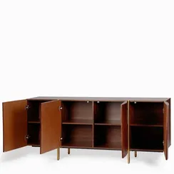 Комод Adagio 180х45 см, шпон ореха