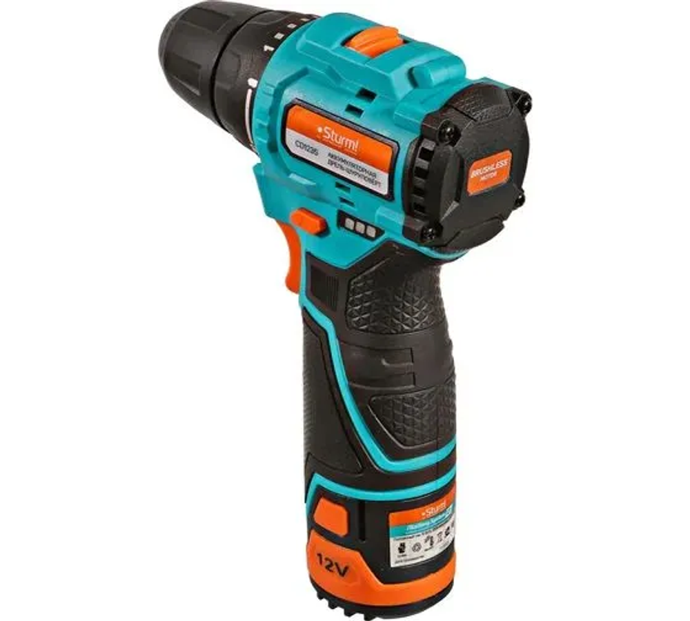 Шуруповерт, 20 мм, 12 В, 1400 об/мин, патрон - быстрозажимной, разноцветный, надежный