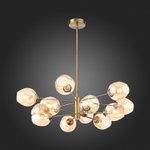 SL1500.203.12 Светильник подвесной ST-Luce Золотистый/Янтарный E14 12*40W FOVIA