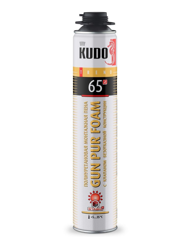 Пена монтажная KUDO TREND 65л  профи   900г / KUPТ10S65