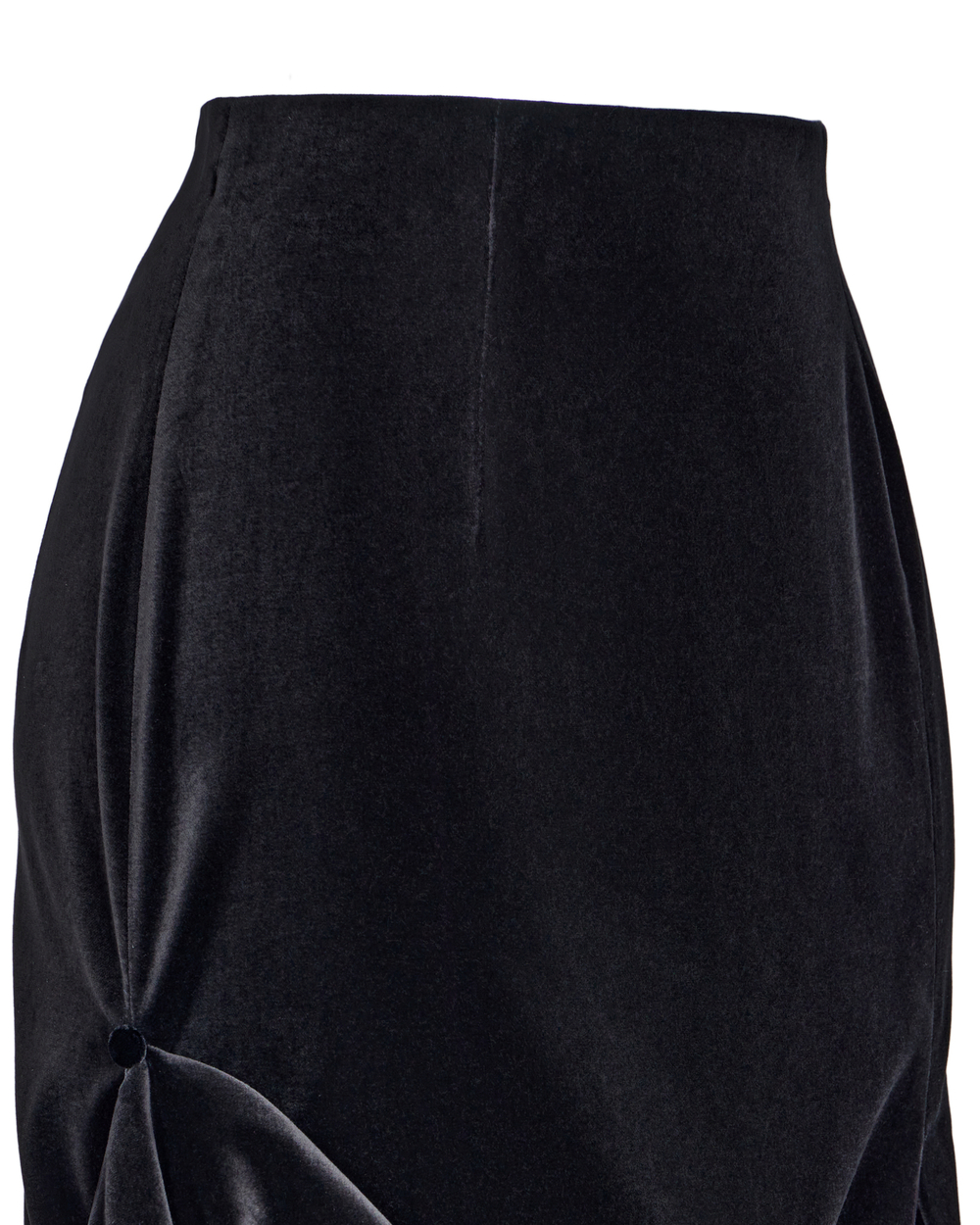 Юбка макси из бархата