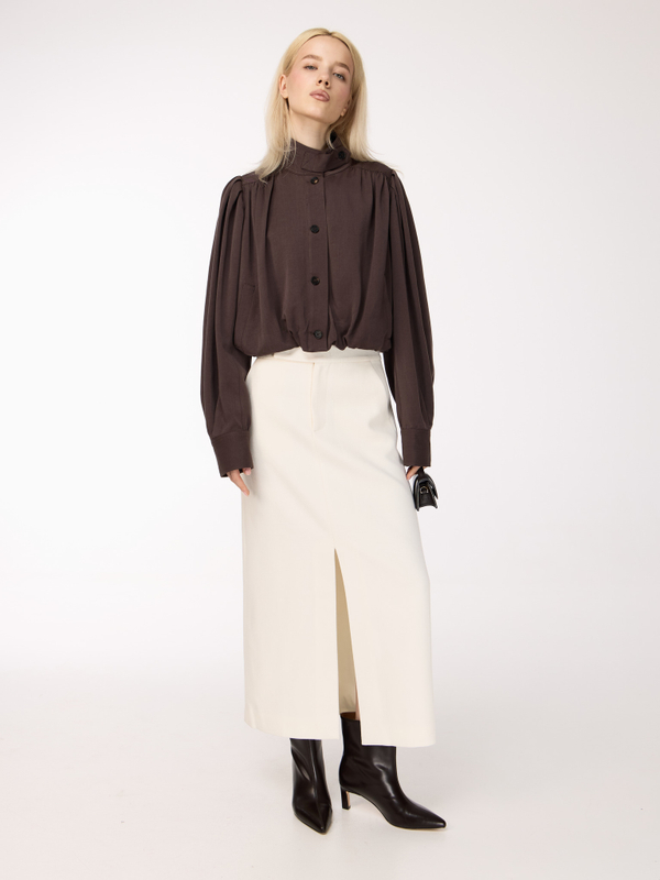 Юбка с разрезом