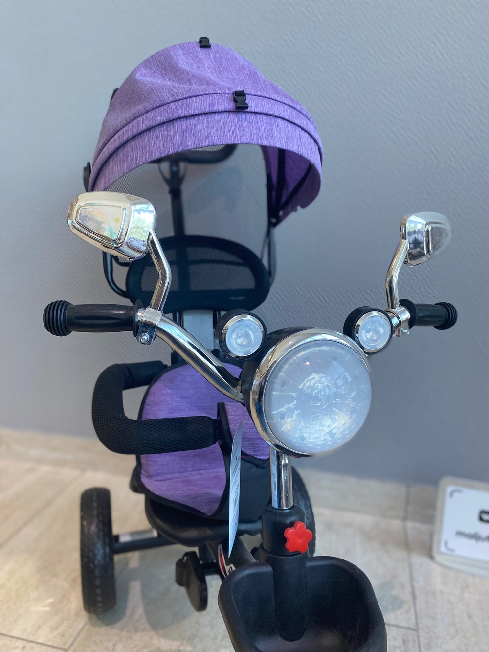 Велосипед 3-х колесный ROCKET с музыкальной панелью фиолетовый арт. 5088-3