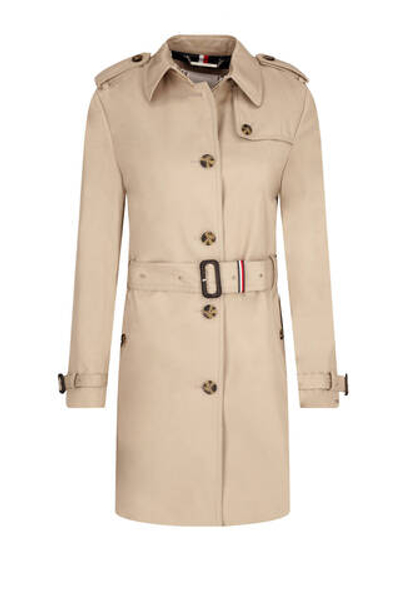 тренч Tommy Hilfiger - бежевый(WW0WW24966)