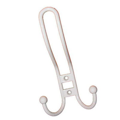 Крючок вешалка  Кунгур №12 белый