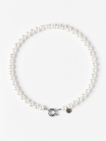 Чокер "Pure" из перламутра 35 см Silver