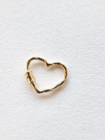 0306-1 Карабин винтовой "Сердце", позолота