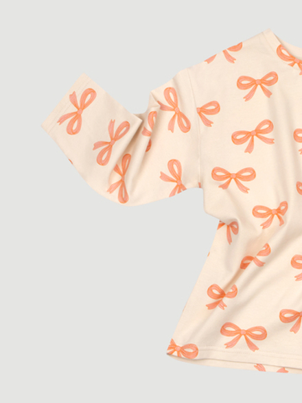 Лонгслив оверсайз Mjölk Бантики