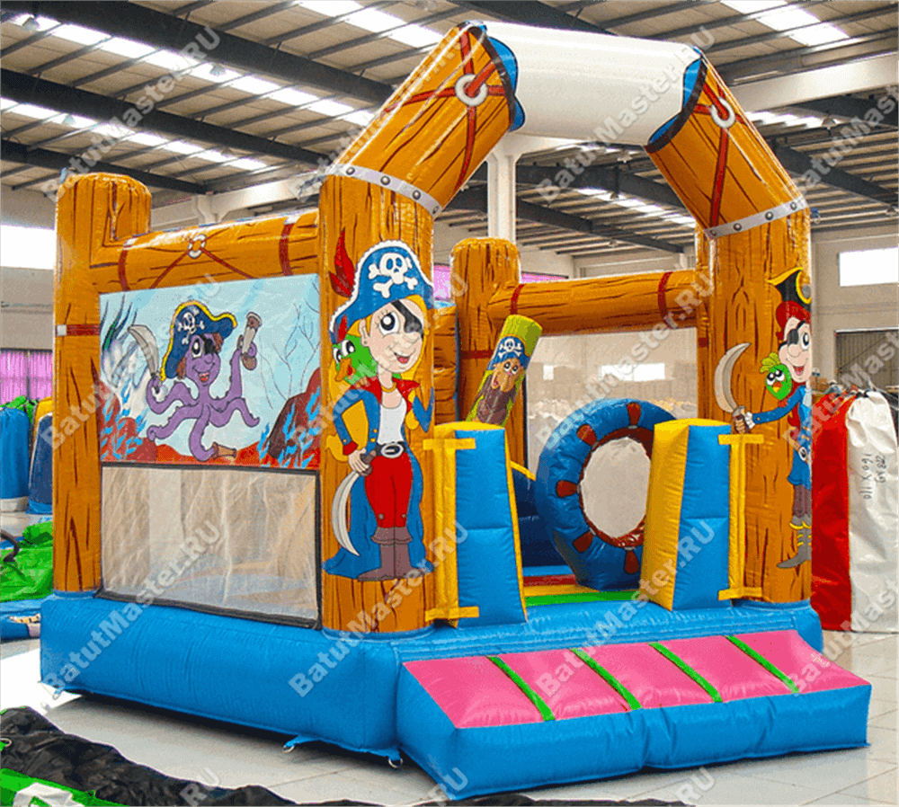 Коммерческий надувной батут "Весёлый пират"