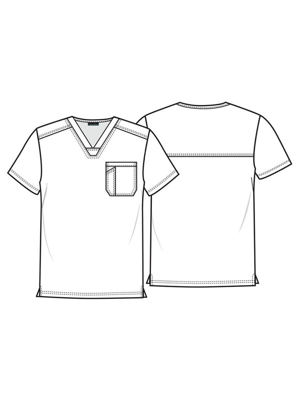 Топ медицинский мужской Cherokee CK692, синий, M