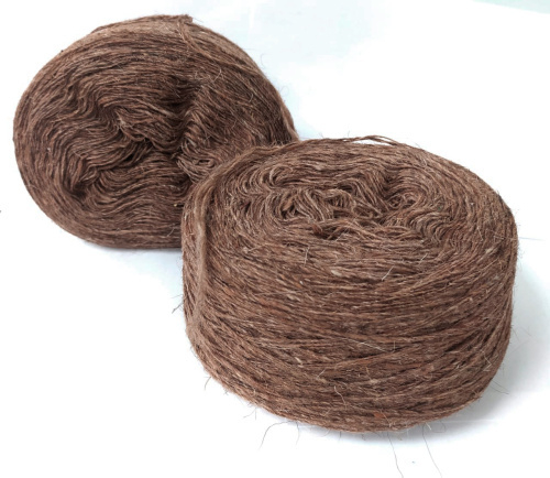 Пряжа таблетка овечья шерсть (Темно-верблюжий)