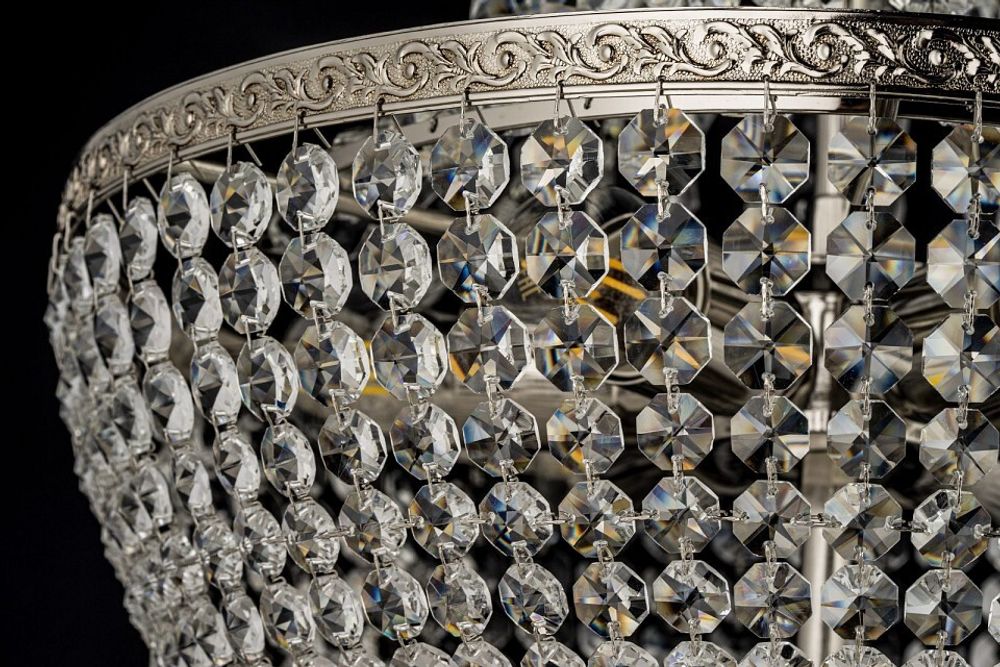 Подвесная люстра Arti Lampadari Castellana Nickel Castellana E 1.5.40.100 N