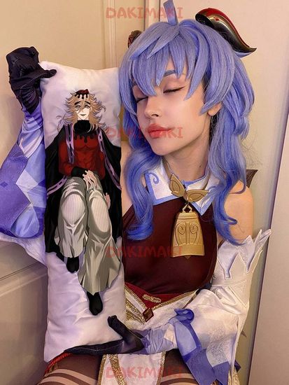 Мини дакимакура Доума из Клинок, рассекающий демонов арт. M0473, 60х20 см