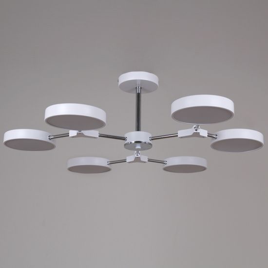 13246-4.3-06 Белый+Хром светильник потолочный