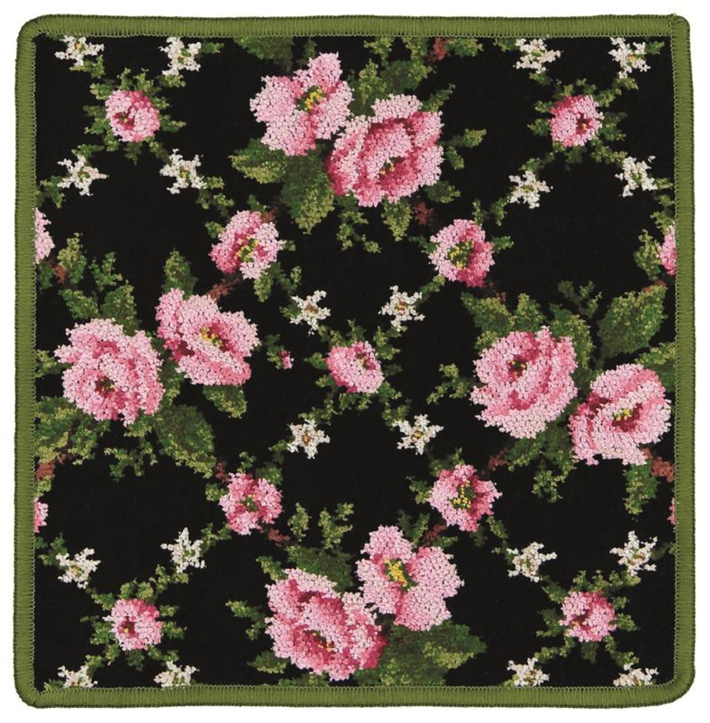 Салфетка 25x25 Feiler Amelie schwarz 181 зеленая