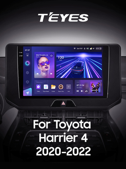 Teyes CC3 2K 10,2"для Toyota Harrier, Venza 2021+