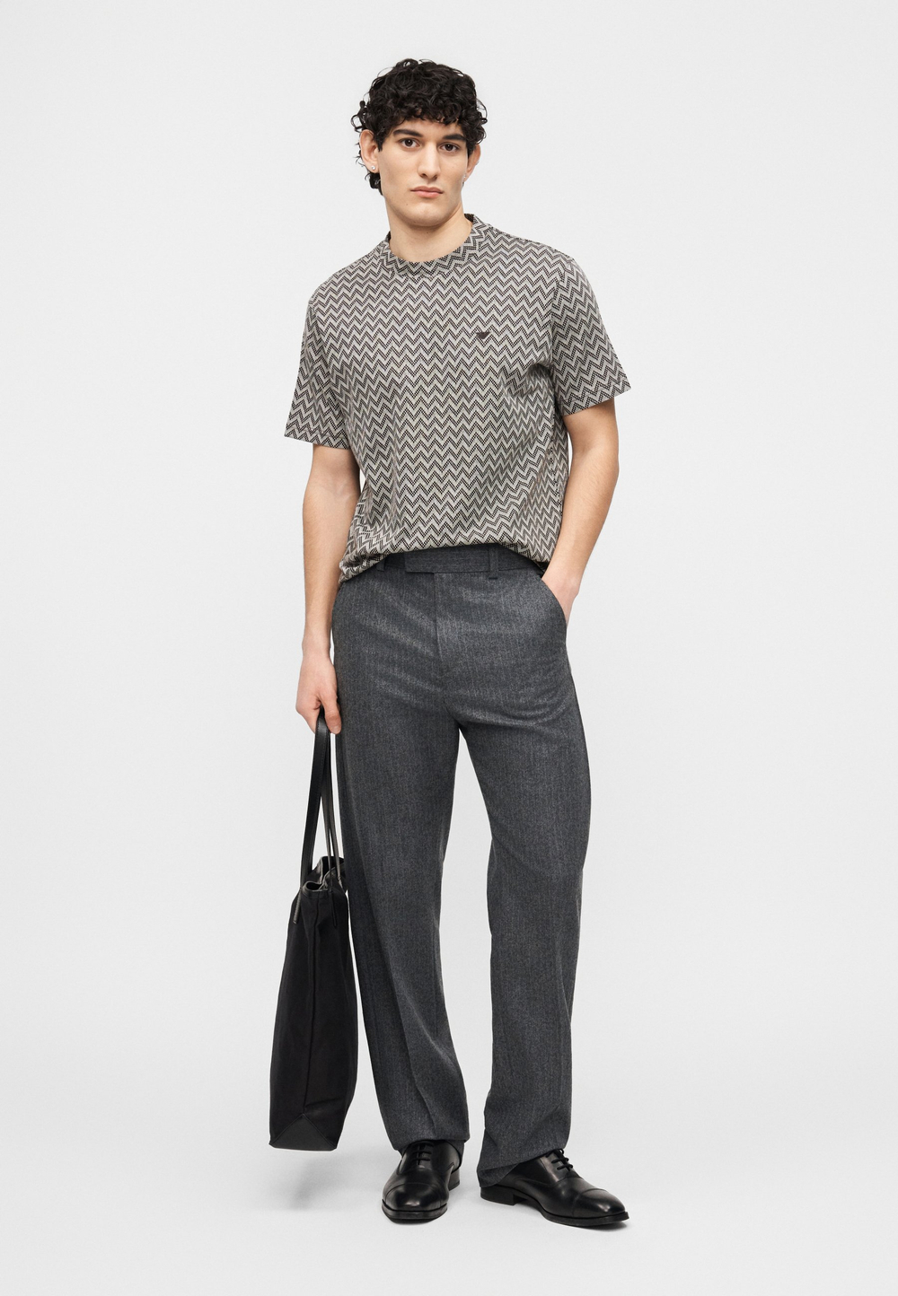 Emporio Armani Футболка с принтом - Серый