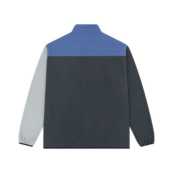Толстовка Zip Colorblock Ranger синий/графитовый/серый - фото 6