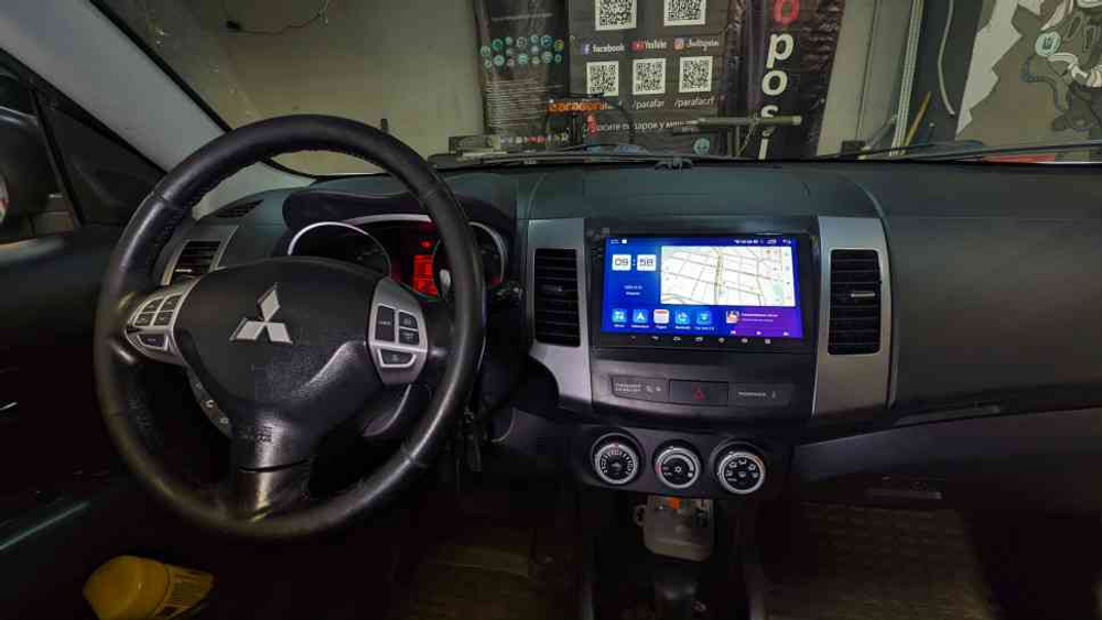 Магнитола для Mitsubishi Outlander XL, Peugeot 4007, Citroen C-Crosser - Parafar PF056LUX1RN2K на Android 13, QLED+2K, ТОП процессор, 4Гб+32Гб, CarPlay, 4G SIM-слот