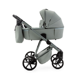 Детская универсальная коляска Adamex Delta Natura - DN-8 Mint (мята, ткань)