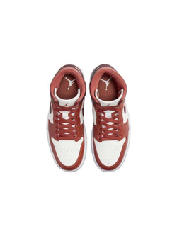 Кроссовки Jordan 1 Mid 'Dusty Peach Night Maroon' Women's