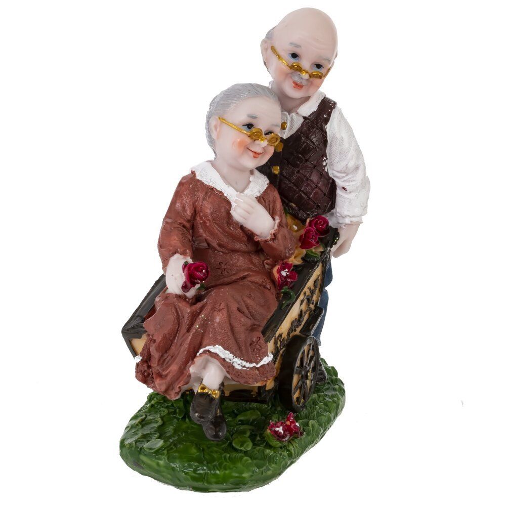GAEM Фигурка декоративная "Бабушка с дедушкой", L12 W7 H16 см