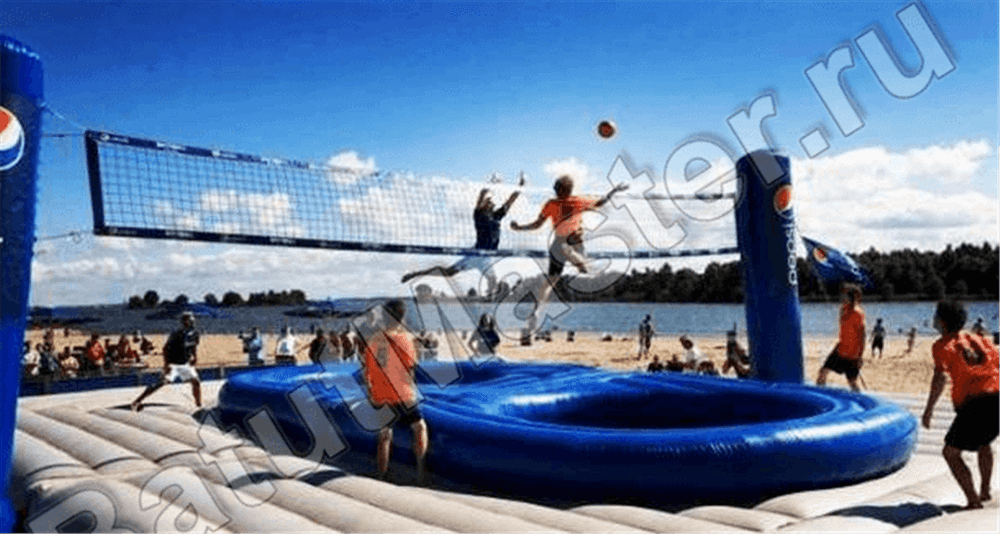 Площадка для игры в Боссабол 18*9*5 м, двухуровневый