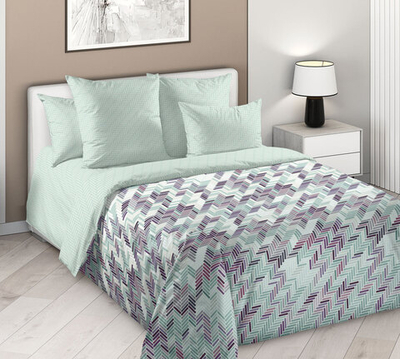 Постельное белье перкаль ЕвроСтандарт Турмалин 1