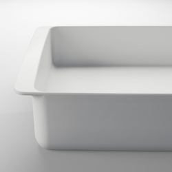 IKEA 365+ Блюдо жаропрочное, белое, 38x26 см