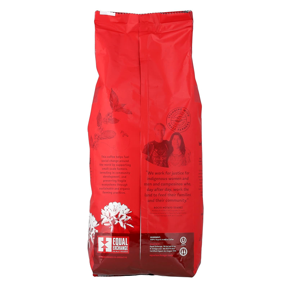 Equal Exchange, органический кофе, смесь для завтрака, цельные зерна, средняя и французская обжарка, 907 г (2 фунта)