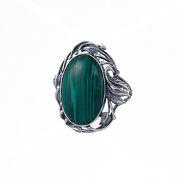 "Эмаль" брошь в серебряном покрытии из коллекции "Фаворитка" от Jenavi с замком булавка