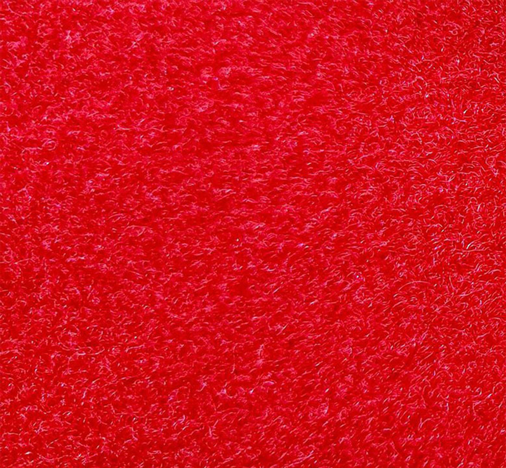 Ковролин НОРК (велюр) на резиновой основе с защитной плёнкой, ширина 2м., 50 кв.м, красный