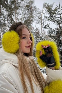 Брелок из меха «Енотик»