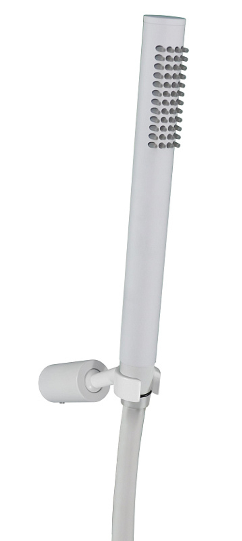 Ручной душ Paffoni BIRILLO шланг 1500мм металл, белый матовый (ZDUP036BO)