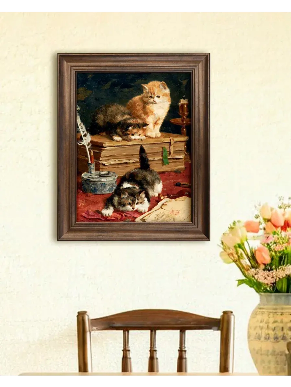 Картина интерьерная на холсте в раме 25*31 см