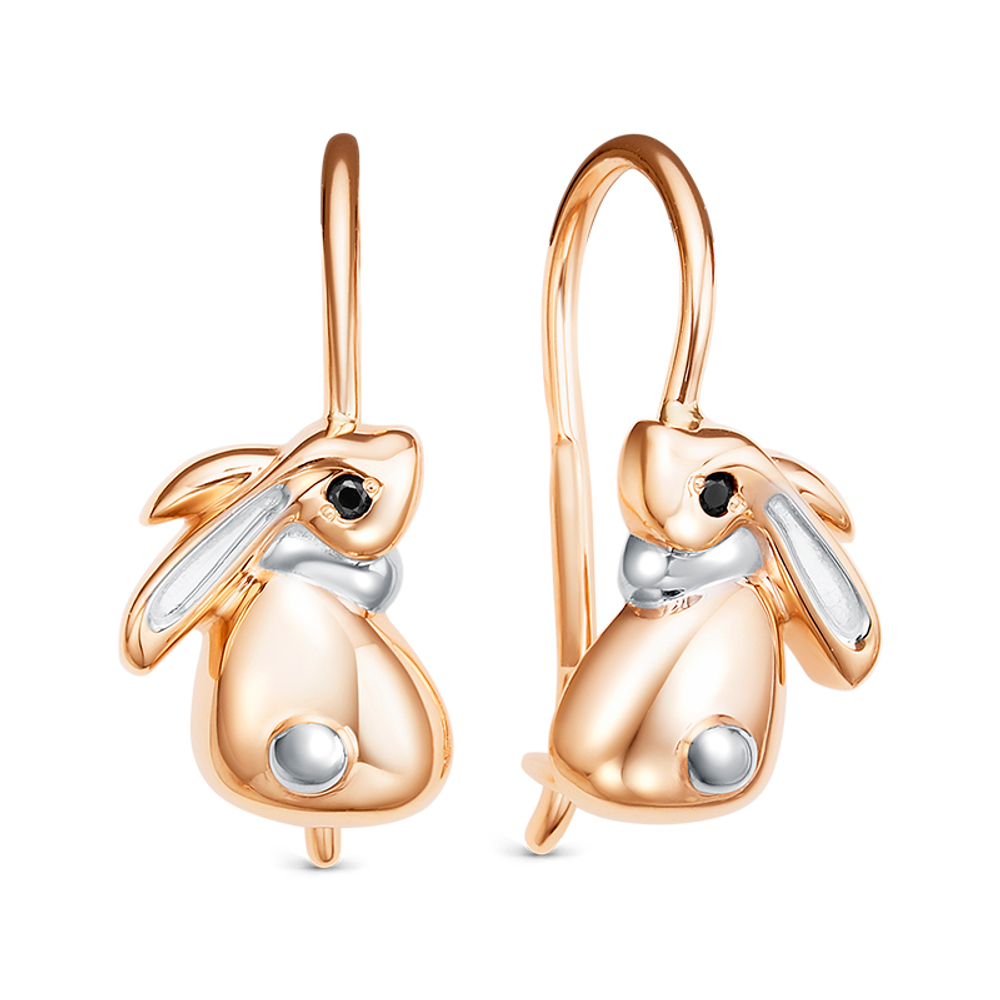 Серьги из золота 585 пробы