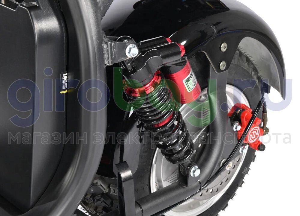 Электроскутер CityCoco WHITE SIBERIA PRO 2500w (Черный) фото 11 фото №16