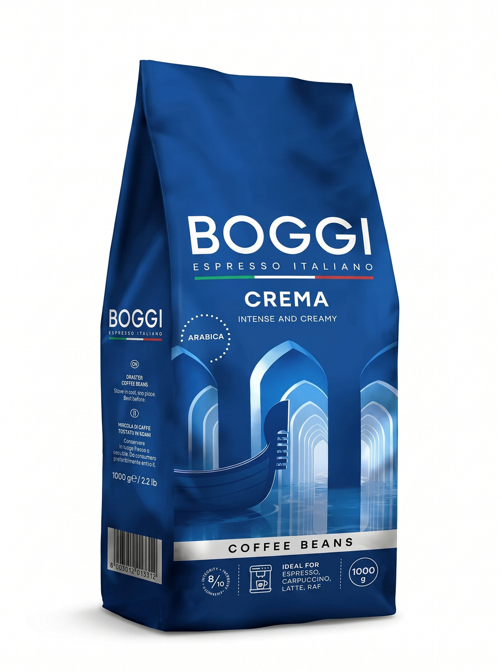 Кофе в зернах Boggi CREMA, 1000 г