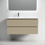 Тумба подвесная под раковину левая Sancos Folk, Капучино 995х445х500