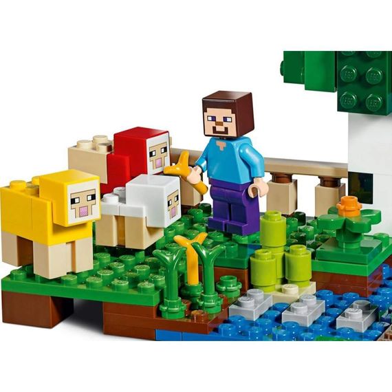 Lego konstruktor Minecraft The Wool Farm